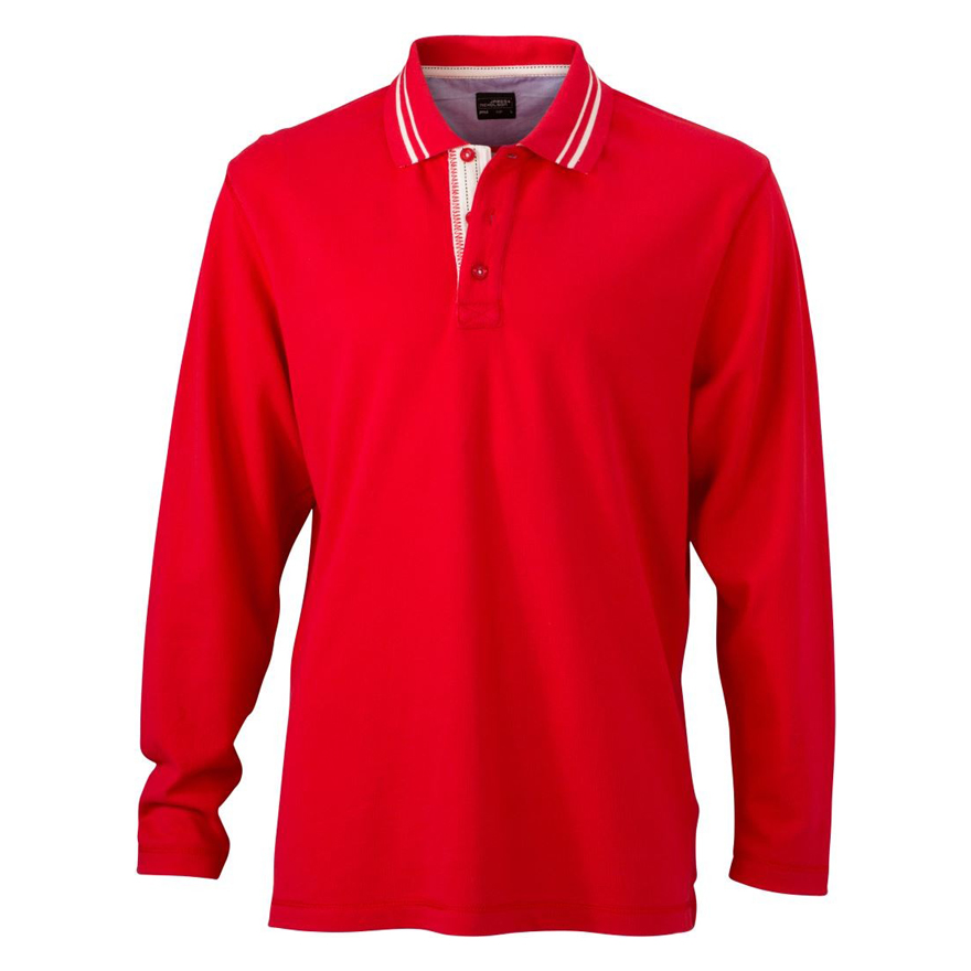 JN968-Mens Polo Long-Sleeved